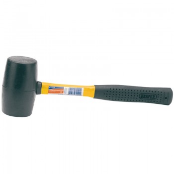 Rubber Mallet with Fibreglass Shaft, 680g/24oz