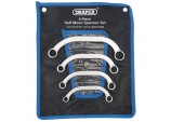 Half Moon Obstruction Ring Spanner Set (4 Piece)