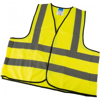 High Visibility Traffic Waistcoat to EN471 Class 2L, Large