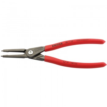Knipex 48 11 J3 225mm Internal Straight Tip Circlip Pliers, 40 - 100mm Capacity Knipex 48 11 J3 225mm Internal Straight Tip Circlip Pliers, 40 - 100mm Capacity