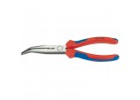 Knipex 26 22 200 Angled Long Nose Pliers with Heavy Duty Handles, 200mm