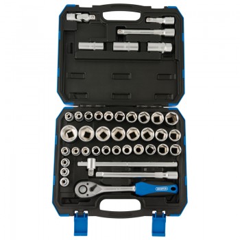 Combined MM/AF Socket Set, 1/2&rdquo; Sq. Dr. (41 Piece)