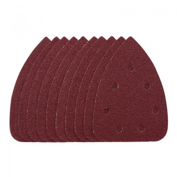 Detail Sanding Sheets with Hook and Loop, 140mm, 40 Grit, SSD6 (Pack of 10)