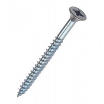 Countersunk Zp Screws, Pack of 10 - 5x90mm