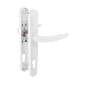Upvc Sprung Door Handle 92mm/211mm - White