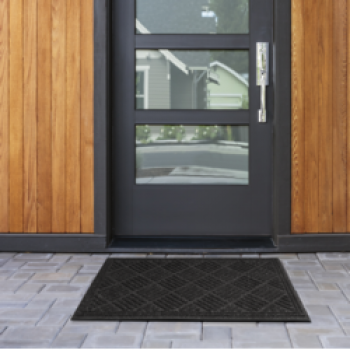 Recycled Hard Wearing Utility Doormat 45 x 75cm - Anthracite