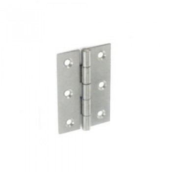 Steel Butt Hinges Self Colour - 100mm Pack 10