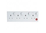 4 Switched Sockets ADP - 4 x 13A