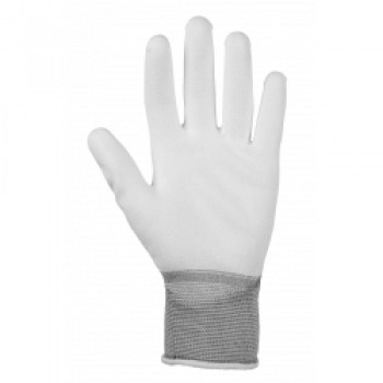 White PU Gloves - X Large 12 Pairs