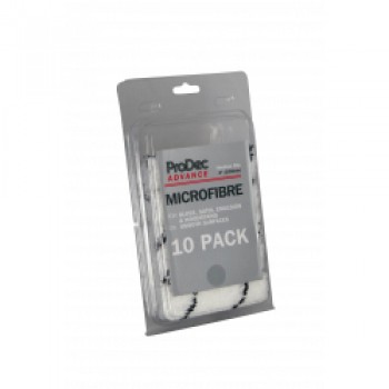 4 Microfibre Med Pile Mini Rollers - Pack 10