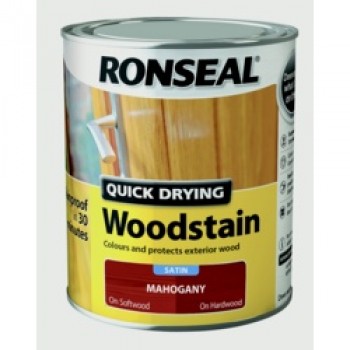 Quick Drying Woodstain Satin 750ml - Mahogany