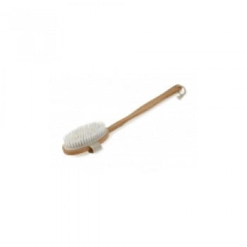 Wooden Bath Brush - White