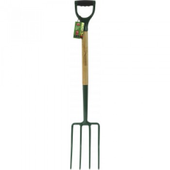 Natural Ash Handle Carbon Steel Digging Fork