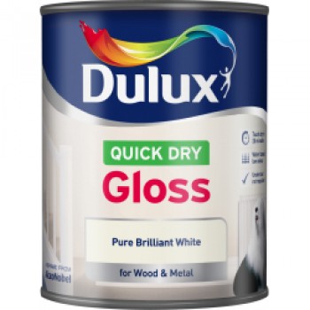 Quick Dry Gloss 750ml - Pure Brilliant White