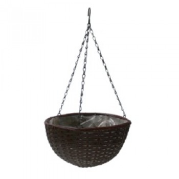 Polyrattan Hanging Basket - 16