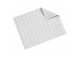 Double Sucker Bath Shower Mat - White