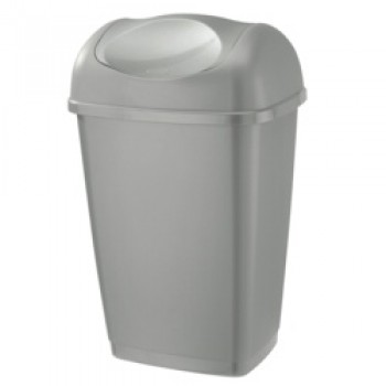Swing Top Bin 50L - Platinum