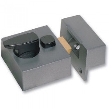 Narrow Deadlock Nightlatch - Grey