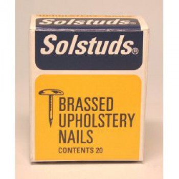 Upholstery Nails - Brassed (Box Pack) - 10mm