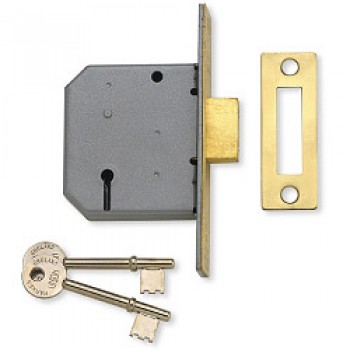 3 Lever Mortice Deadlock - Satin Chrome Finish 3