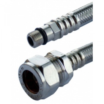 Flexible Tap Connector - Pair - 15mm x 12mm x 30cm