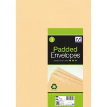 Padded Brown Envelopes - 370 x 480 Pack 3