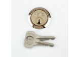 Replacement Rim Cylinder - 4 Key - Brass Finish