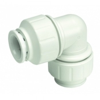 Equal Elbow Connector - 22mm Pack 5 - White