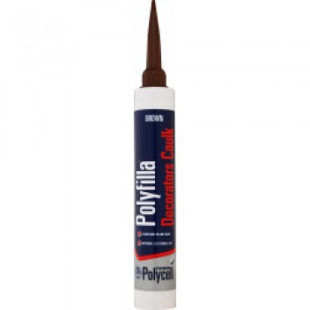 Polyfilla Decorators Caulk - Brown - 380ml Trade Cartridge