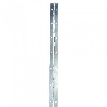 Piano Hinge Zinc Plated Priced Per Length - 6&rsquo; x 1 1/4