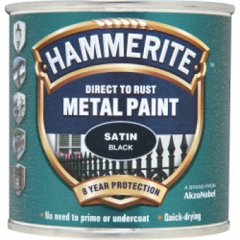 Metal Paint Satin 250ml - Black