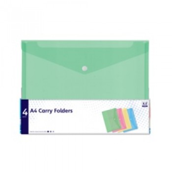 A4 Carry Folders - Pack 4
