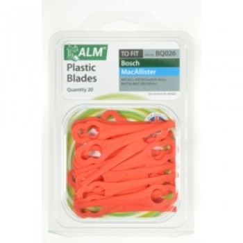 Plastic Blades - Red - Pack of 20