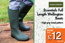 Essentials Full Length Wellington Boots -  – Now Only £12.00