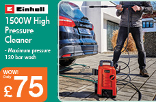 1500W High Pressure Cleaner – Now Only £75.00